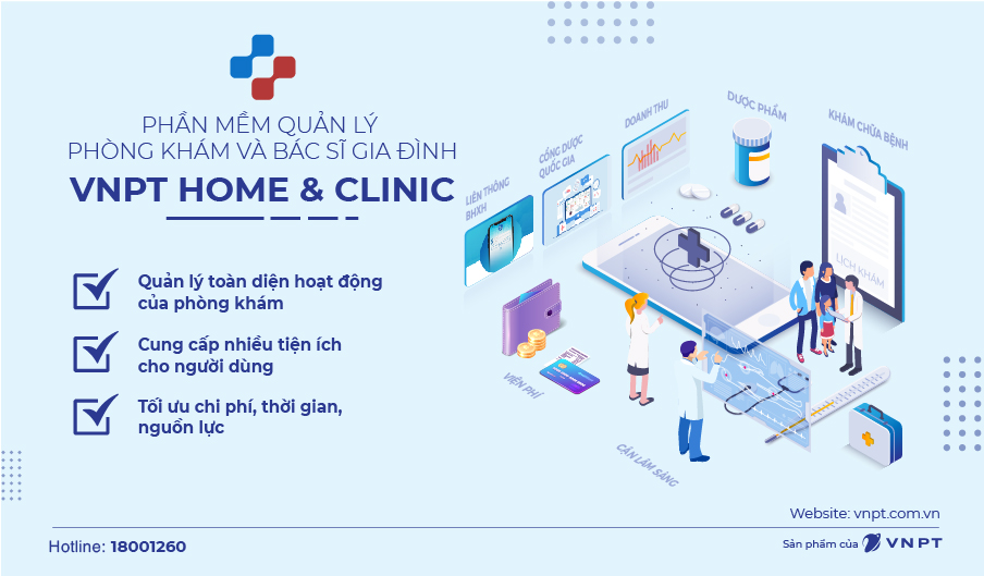 Phần mềm quản lý phòng khám và bác sĩ gia đình &#40;VNPT Home & Clinic&#41;